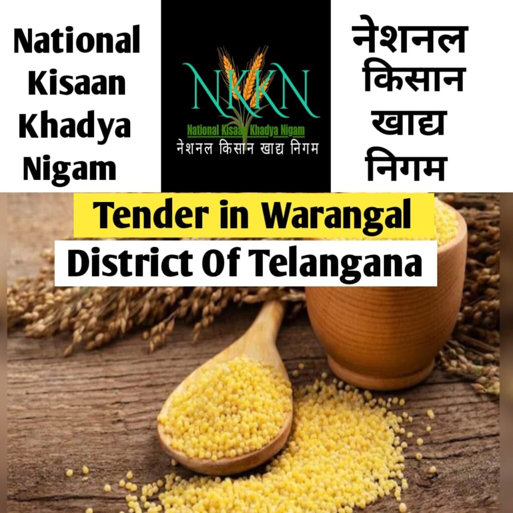 Tender in National Kisaan Khadya Nigam