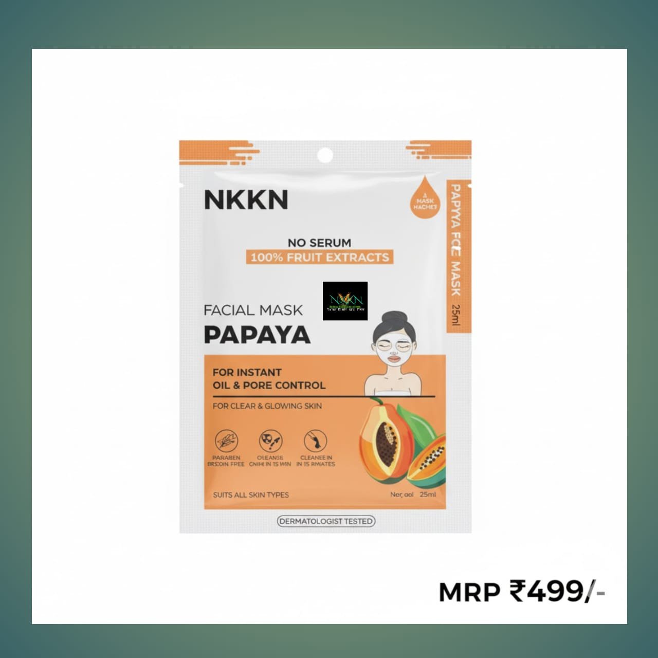 Read more about the article NKKN Brand Papaya Facial Mask for Instant Oil & Pore Control – Your Secret to Fresh, Matte, and Healthy-Looking Skin